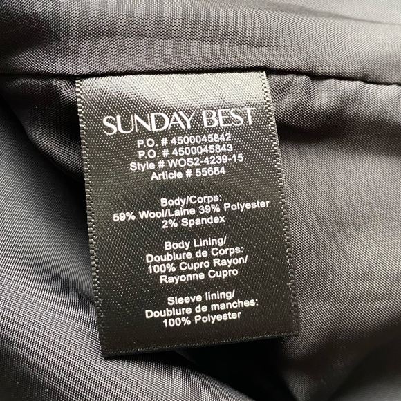 Sunday Best Scholar Blazer Grey 10 - Picture 8 of 12